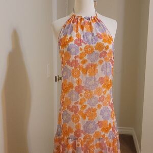 Revolve sundress halter maxi size xs/s